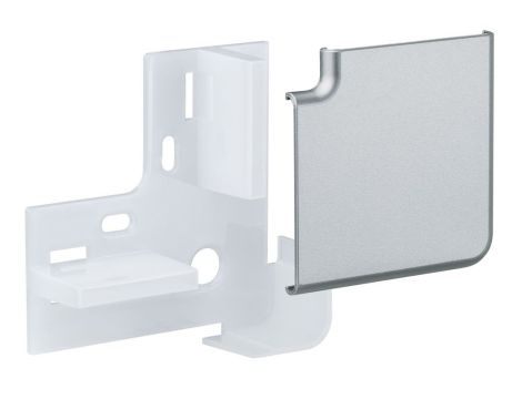 Łącznik Duo do profili taśm LED 90° narożnik 2 szt.matowe aluminium / tworzywo sztuczne - 2