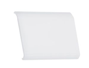 Zestaw 4 szt osłonek złącza Delta do profili taśm LED satyna / tworzywo sztuczne