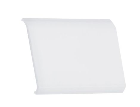 Zestaw 4 szt osłonek złącza Delta do profili taśm LED satyna / tworzywo sztuczne