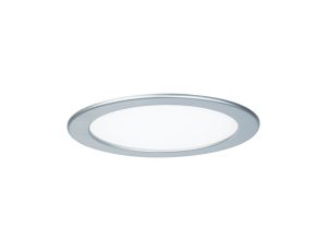 Panel okrągły LED 1x18W 4000K 230V 220mm Chrom Mat/Tworzywo sztuczne