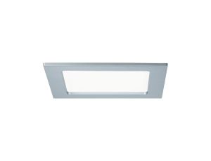 Panel kwadratowy LED 1x12W 4000K 230V 165x165mm Chrom Mat/Tworzywo sztuczne