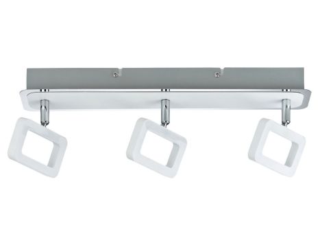 Oprawa ścienno-sufitowa FRAME LED 3x4,5W 3x320lm 3000K 230V biały mat / chrom / metal - 2