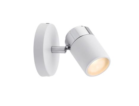 Oprawa ścienno sufitowa ZYLI GU10 max. 1x10W IP44 230V biały / chrom /metal - 2