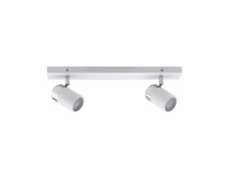 Oprawa ścienno sufitowa ZYLI GU10 max. 2x10W IP44 230V biały / chrom /metal