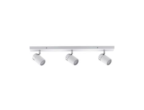 Oprawa ścienno sufitowa ZYLI GU10 max. 3x10W IP44 230V biały / chrom /metal