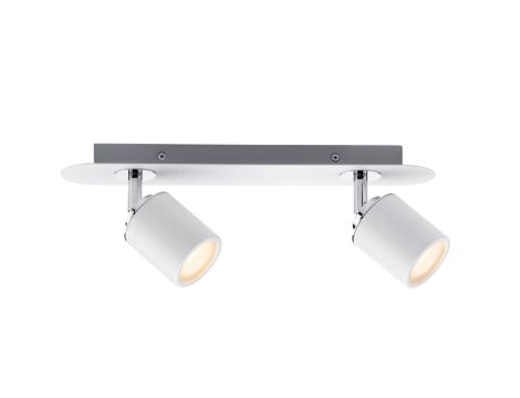 Oprawa ścienno-sufitowa TUBE GU10 max. 2x10W IP44 230V biały / chrom /metal - 2