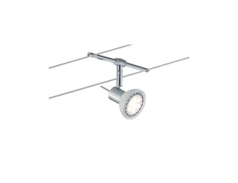 System linkowy Sheela max. 5x10W GU5,3 Chrom Mat/Opal 230/12V 60VA Metal/Szkło - 3