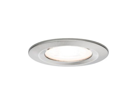 Oprawa do wbudowania NOVA COIN LED DIM stała GU10 max.35W 78mm 230V szczotkowane żelazo