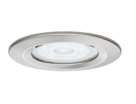 Oprawa do wbudowania NOVA COIN LED DIM stała GU10 max.35W 78mm 230V szczotkowane żelazo - 2
