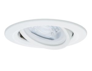 Oprawa do wbudowania NOVA COIN LED DIM wychylna GU10 max.35W 84mm 230V biały mat - image 2