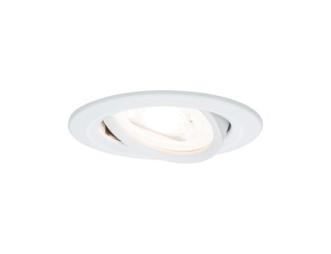 Oprawa do wbudowania NOVA COIN LED DIM wychylna GU10 max.35W 84mm 230V biały mat