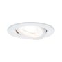 Oprawa do wbudowania NOVA COIN LED DIM wychylna GU10 max.35W 84mm 230V biały mat - 2