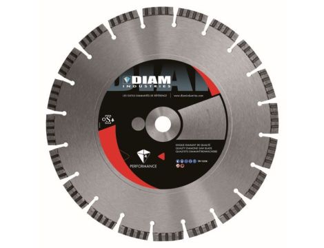 Tarcza diamentowa 400 x 25,4/10 DIAM BS70 laser, profesjonalna