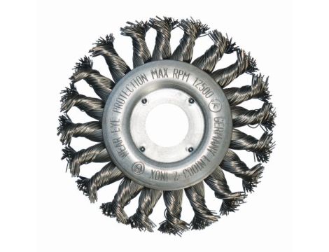 Szczotka tarczowa 180 mm/22,2 ABRABORO - drut splatany 0,5 mm