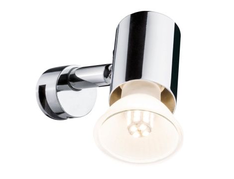 Oprawa ścienna MINTAKA nad lustro GU10 max.1x20W IP20 230V chrom / metal