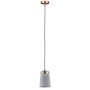 Lampa wisząca Neordic Stig max.1x20W E27 230V szary / miedziany mat / beton / metal - 2