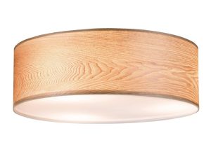 Plafon Neordic Liska max.3x20W E27 230V drewno /metal / ręcznie wykonany