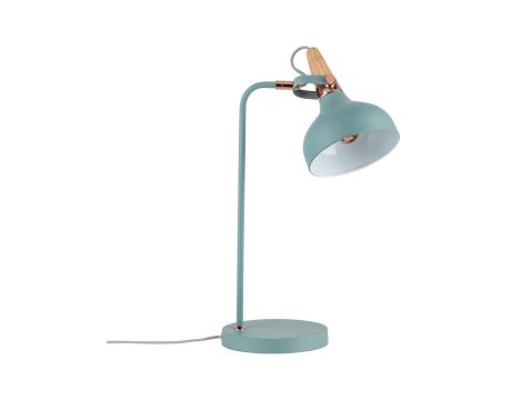 Lampa stołowa Neordic Juna max.1x20W E14 230V miedź / drewno metal 