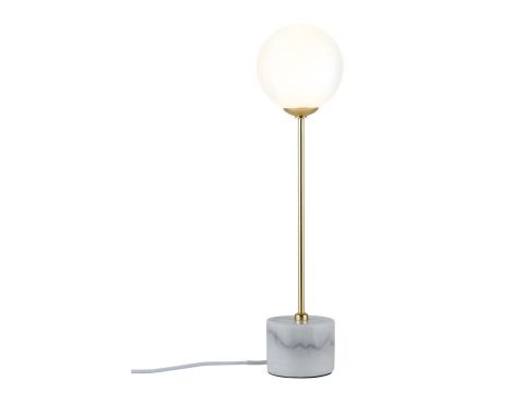 Lampa stołowa Neordic Moa max.1x10W G9 230V biały / złoty / marmur / metal - 2