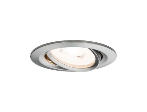 Premium Zestaw Oprawa wbudowana Coin ściemniany LED 3x6,8W 230V Żelazo Szczotkowane/Aluminium