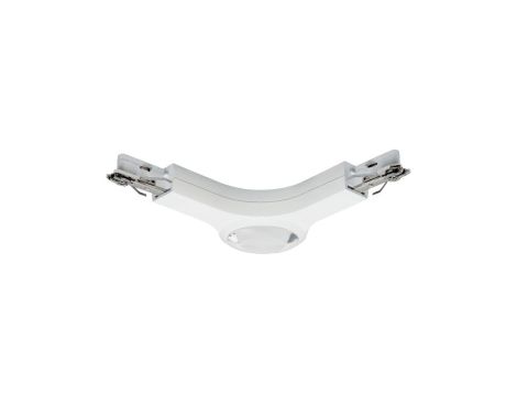 URail System LED Łącznik L 1x5,8W Biały 230V Metal ściemniany