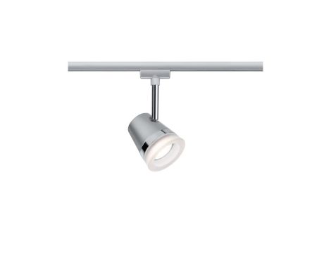 URail System Spot Cone max. 1x10W GU10 Chrom Mat Chrom 230V Metal/Tworzywo sztuczne