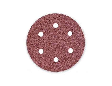 Papier ścierny Menzer RED fi 225 6 otworów K80 do szlifierek do gipsu 25 szt/opak.