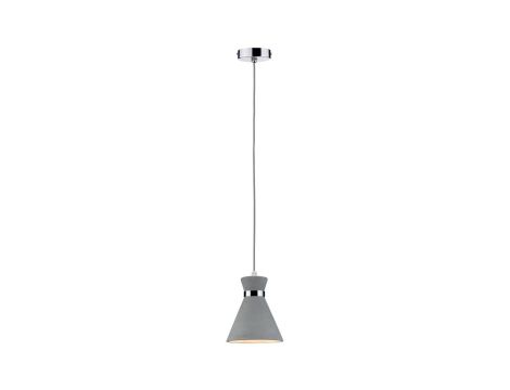 Lampa wisząca VERVE E27 max.20W IP44 230V szary / chrom / beton / metal