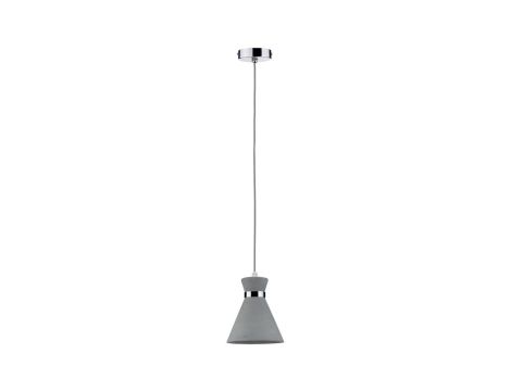 Lampa wisząca VERVE E27 max.20W IP44 230V szary / chrom / beton / metal - 2