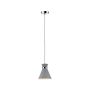 Lampa wisząca VERVE E27 max.20W IP44 230V szary / chrom / beton / metal - 2