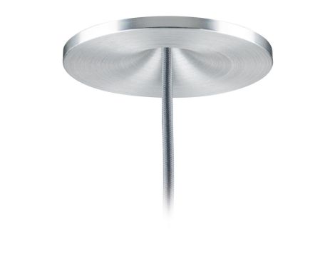 Wpuszczany adapter do lamp wiszących do średnicy montażowej 68mm i szerokości 92 mm  toczone aluminium / aluminium / tworzywo sztuzne - 2