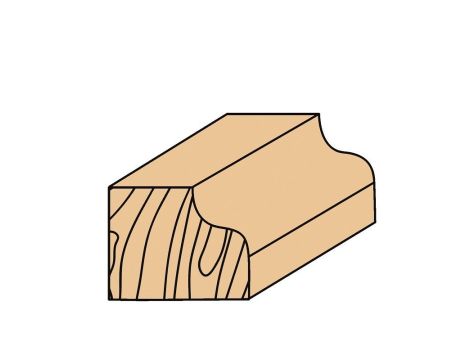 Frez profilowy 38/15,9/r 6,3 ABRABORO - TCT, Typ C - 3