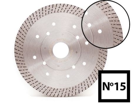 Tarcza diamentowa do płytek 230 x 25,4/22/10  ABRABORO N15 Turbo, profesjonalna