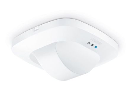 Czujnik obecności i zmierzchu Steinel DUAL HF COM1 podtynkowy IP20 kwadrat biały MULTIPACK 48szt