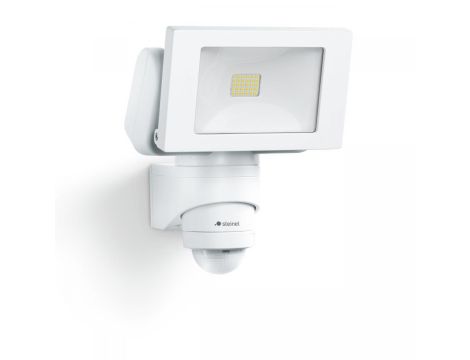 Naświetlacz z czujnikiem Steinel LS 150 S LED PIR 13,7W 4000K 1375lm IP44 IK03 230V biały / aluminium