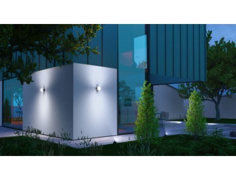 Lampa elewacyjna z czujnikiem ruchu i zmierzchu Steinel L 835 SC LED iHF Bluetooth Mesh Connect 9,1W 3000K 616lm IP44 IK03 230V antracyt / tworzywo sztuczne - 2