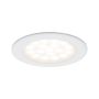 Oprawa meblowa wpuszczana punktowa LED 2x2.5W 2x180lm 65mm 3000K 230/12V biały matowy / aluminium / tworzywo sztuczne - 2