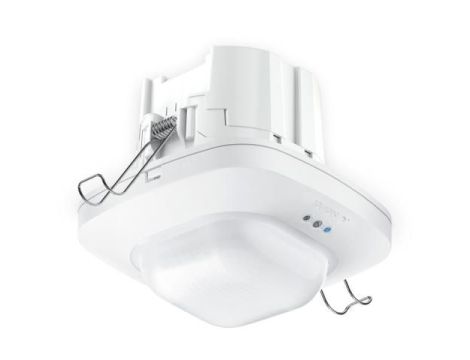 Czujnik obecności  i zmierzchu Steinel IR Quattro HD 24m DALI plus z łapkami podtynkowy IP20 kwadrat biały - 2