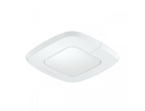 Czujnik obecności i zmierzchu Steinel IR Quattro SLIM XS DALI-2 IPD podtynkowy IP20 kwadrat biały