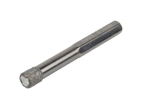 Wiertło diamentowe do płytek 10 mm Wolfcraft, z parafiną