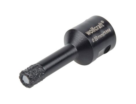 Otwornica diamentowa do płytek 10 mm Wolfcraft Ceramic/M14, super szybka