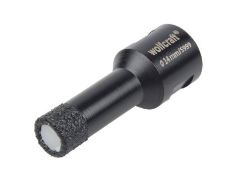 Otwornica diamentowa do płytek 14 mm Wolfcraft Ceramic/M14, super szybka