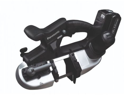 Piła taśmowa 18V Panasonic EY45A5 + Systainer + 2x 5.0Ah + ładowarka