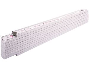 Miara składana 2m STABILA 1407 buk, biała, sekcji 10