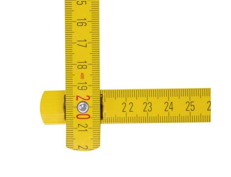 Miara składana 2m STABILA 417 buk, żółta, sekcji 10 - 2