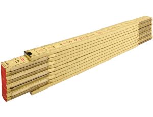 Miara składana 2m STABILA 607 buk, żółta