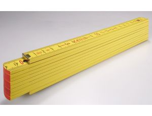 Miara składana 2m STABILA 707 buk, żółta, sekcji 10