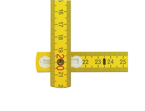 Miara składana 2m STABILA 707 buk, żółta, sekcji 10 - 2