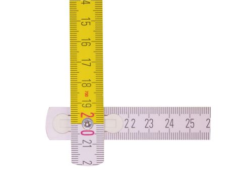 Miara składana 2m STABILA 717 buk, biało-żółta, sekcji 10 - 2