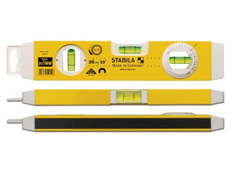 Poziomica magnetyczna STABILA z nastawną libelką typ 70TMW 25cm - 3